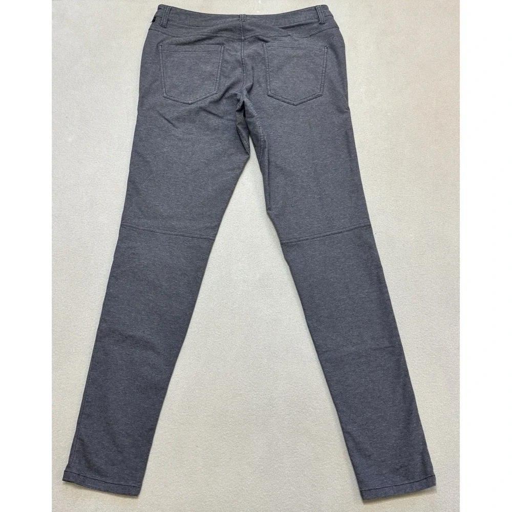 LULULEMON ABC Pant Skinny Tech Canvas Men 33 Blue Stretch 5992S